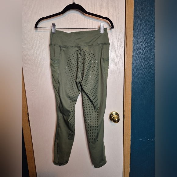 687 TuffRider Ladies Minerva EquiCool Full Seat Tights - Picture 2 of 3